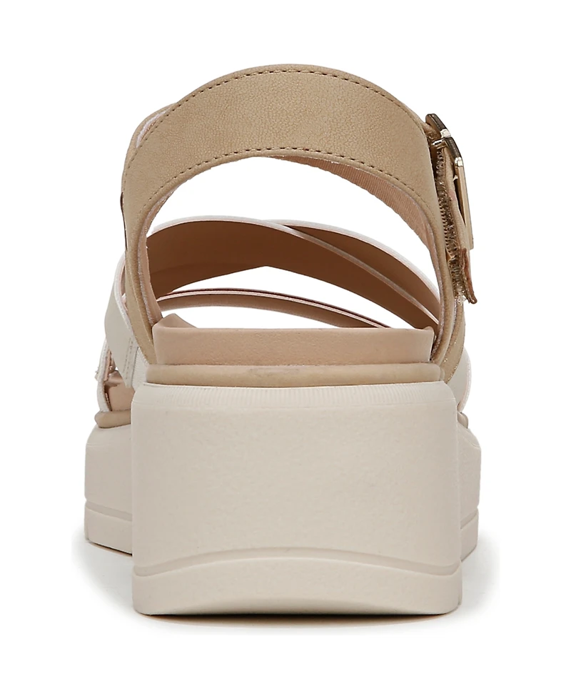 Dr. Scholl's Women's Nice Day Max Sun Strappy Platform Sandals