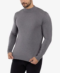 X-Ray Men's Basice Mock Neck Midweight Pullover Sweater