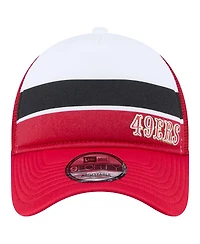 New Era Toddler Scarlet San Francisco 49ers Sport Night Color Block 9FORTY A-Frame Trucker Adjustable Hat