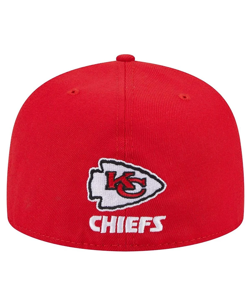 New Era Men's Red Kansas City Chiefs Ransom 59FIFTY Fitted Hat
