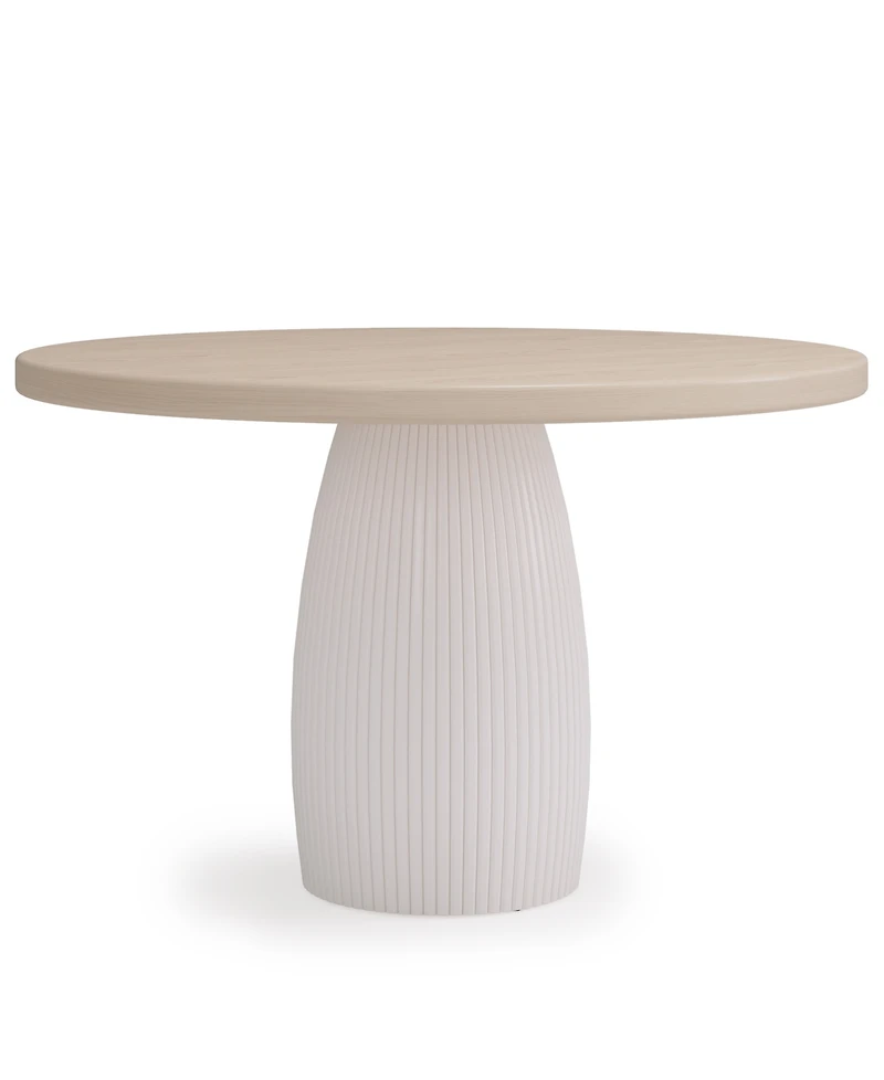 Lunare 5-Pc. Dining Set (Round Table & 4 Curved Chairs), Created for Macy's