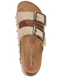 Madden Girl Babes Double-Strap Flatform Footbed Sandals