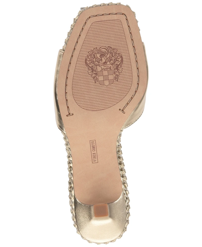 Vince Camuto Women's Emmla Braided-Trim Dress Mules