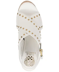 Vince Camuto Women's Ellna Studded Platform Wedge Sandals