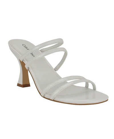 Calvin Klein Women's Jayla Strappy Tapered Heel Sandals
