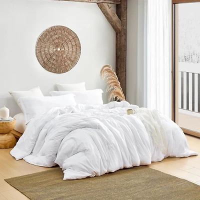 Spring is in the Air - Coma Inducer Oversized Comforter Set - White,Qn