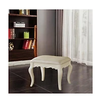 Slickblue Chic Vanity Stool for Bedroom or Dressing Room Seating and Decor