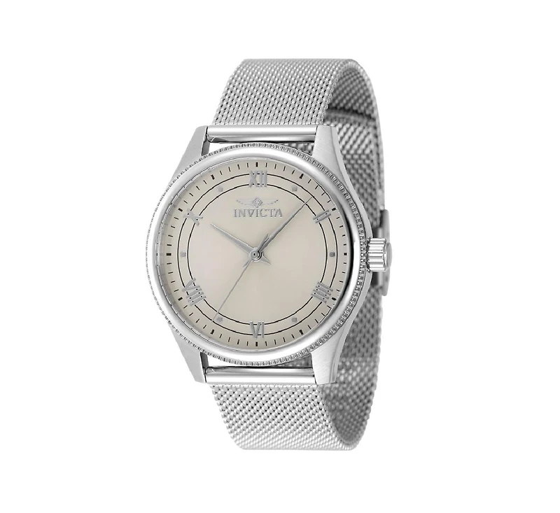 Invicta Women's 48486 Celestial Quartz 3 Hand Ivory Dial Watch