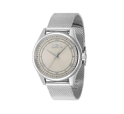 Invicta Women's 48486 Celestial Quartz 3 Hand Ivory Dial Watch