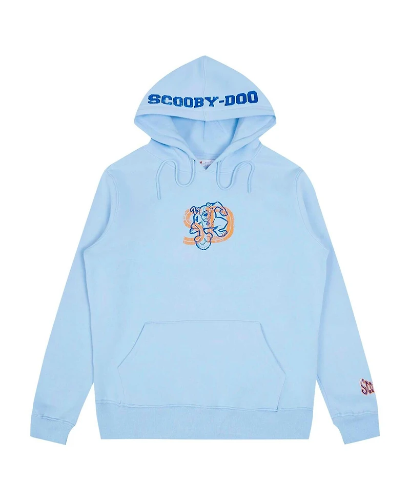 Freeze Max Men's Light Blue Scooby-Doo Football Training Camp Pullover Hoodie