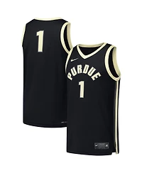 Nike Men's 1 Black Purdue Boilermakers Replica Basketball Jersey