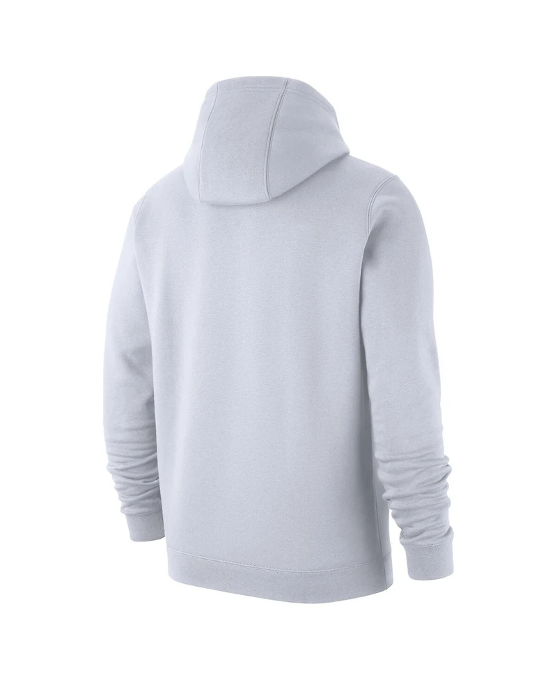Nike Men's White Virginia Cavaliers Logo Club Fleece Pullover Hoodie