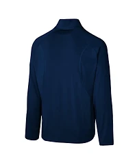 Outerstuff Men's Navy Dallas Cowboys Grind Iron Quarter-Zip Top