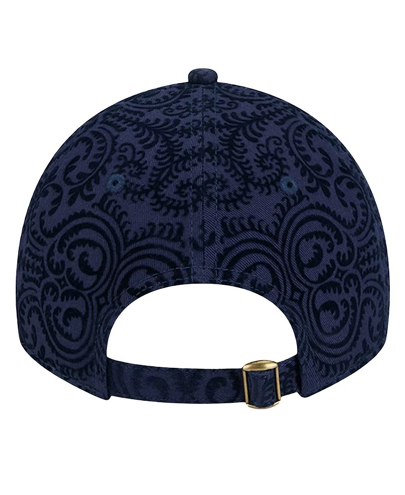 New Era Women's Navy Dallas Cowboys Sport Night Flair 9TWENTY Adjustable Hat