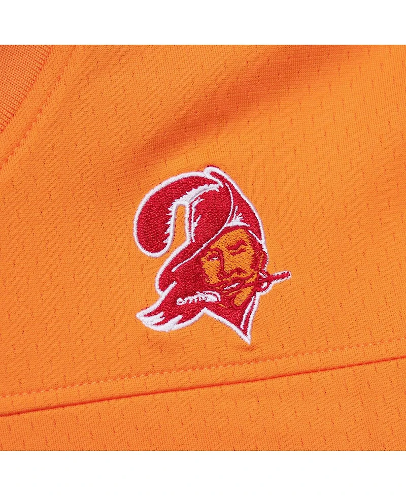 Mitchell & Ness Men's Mike Alstott Orange Tampa Bay Buccaneers Player Name Number Hoodie Legacy Jersey