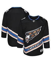 Outerstuff Big Boys and Girls Black Washington Capitals Alternate 50th Anniversary Premier Jersey