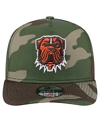 New Era Men's Camo Cleveland Browns Woodsy 9FIFTY Snapback Hat
