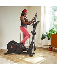 Sunny Health & Fitness Premium Elliptical Exercise Machine Smart Trainer with Exclusive SunnyFit App Enhanced Bluetooth Connectivity - Sf-E3912SMART