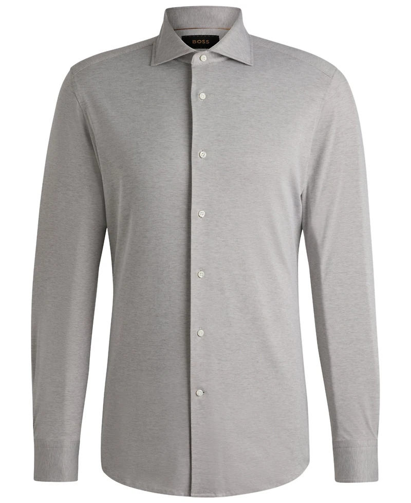 Boss by Hugo Boss Men's Slim-Fit Cotton-Blend Shirt