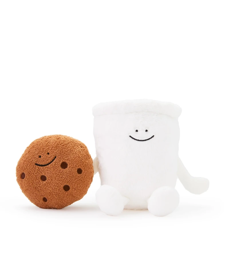 Geoffrey's Toy Box Buddies Milk and Cookies Plush Toy Set