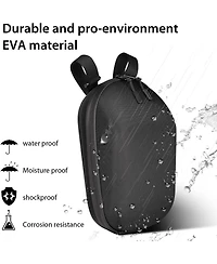 Gyroshoes Scooter Handlebar Bag for Electric Scooter Adult, Front Hanging Bag Large Capacity Durable Eva Waterproof Bike Bag Front Storage Bag Electri