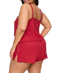 Adore Me Plus Kiora Cami And Shorts Pajama Set