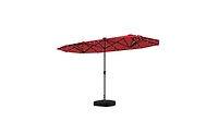 Slickblue Outdoor Umbrella with Built-In Led Lighting for Evening Ambiance