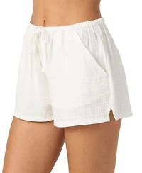 O'Neill Juniors' Brenda Cotton Gauze Shorts