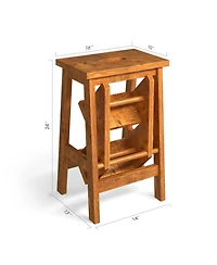 Slickblue 3-in-1 Step Stool for Versatile Use and Easy Access Home or Office