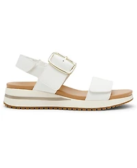 Anne Klein Women's Evanti Buckle Double Strap Sporty Sandals