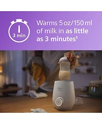 Philips Avent Fast Baby Bottle Warmer with Smart Temperature Control and Automatic Shut-Off