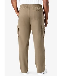 KingSize Big & Tall Lightweight Jersey Cargo Sweatpants