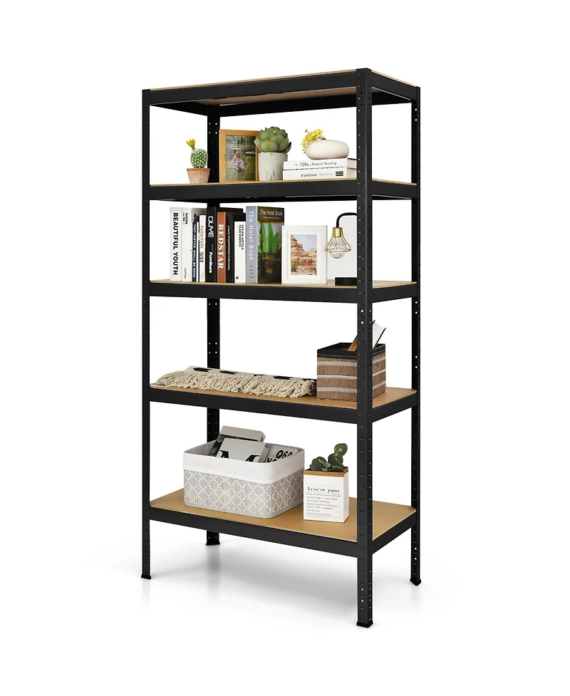 Slickblue 71 inch Heavy Duty Steel Adjustable 5 Level Storage Shelves