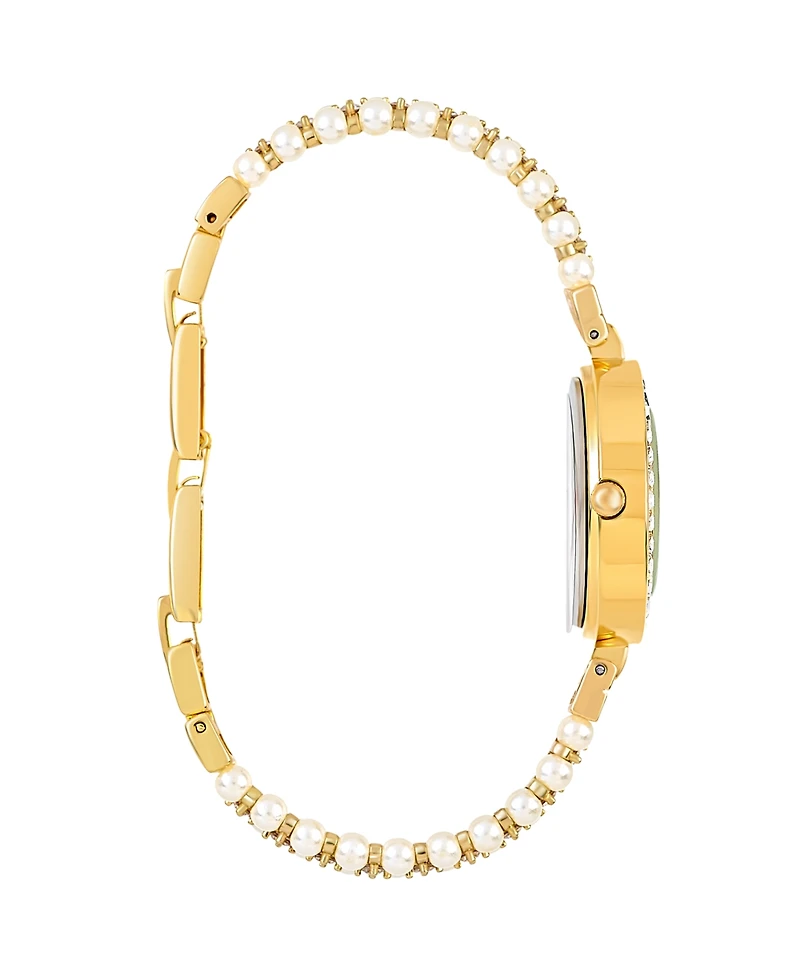 Danecraft Women's 18K Fine Gold Plated Analog Watch