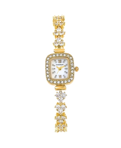 Danecraft Women's 18K Fine Gold Plated Analog Watch