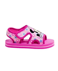 Disney Toddler Girls Minnie Mouse Hook and Loop Sandals