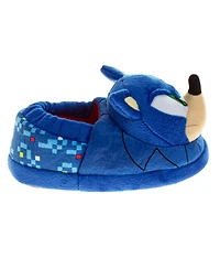 Sega Sonic the Hedgehog Toddler and Little Boys Dual Sizes Slippers