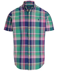 Polo Ralph Lauren Men's Classic-Fit Yarn-Dyed Plaid Cotton Oxford Button-Down Shirt
