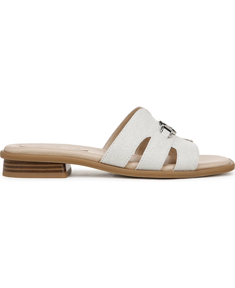 LifeStride Women's Royalty Bit Square Open Toe Slide Sandals