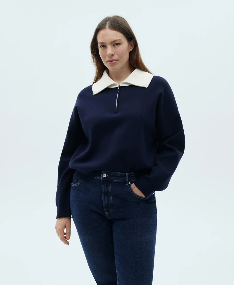 Mango Women's Crop Flared Jeans