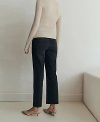 Mango Women's Maternity Straight Jeans