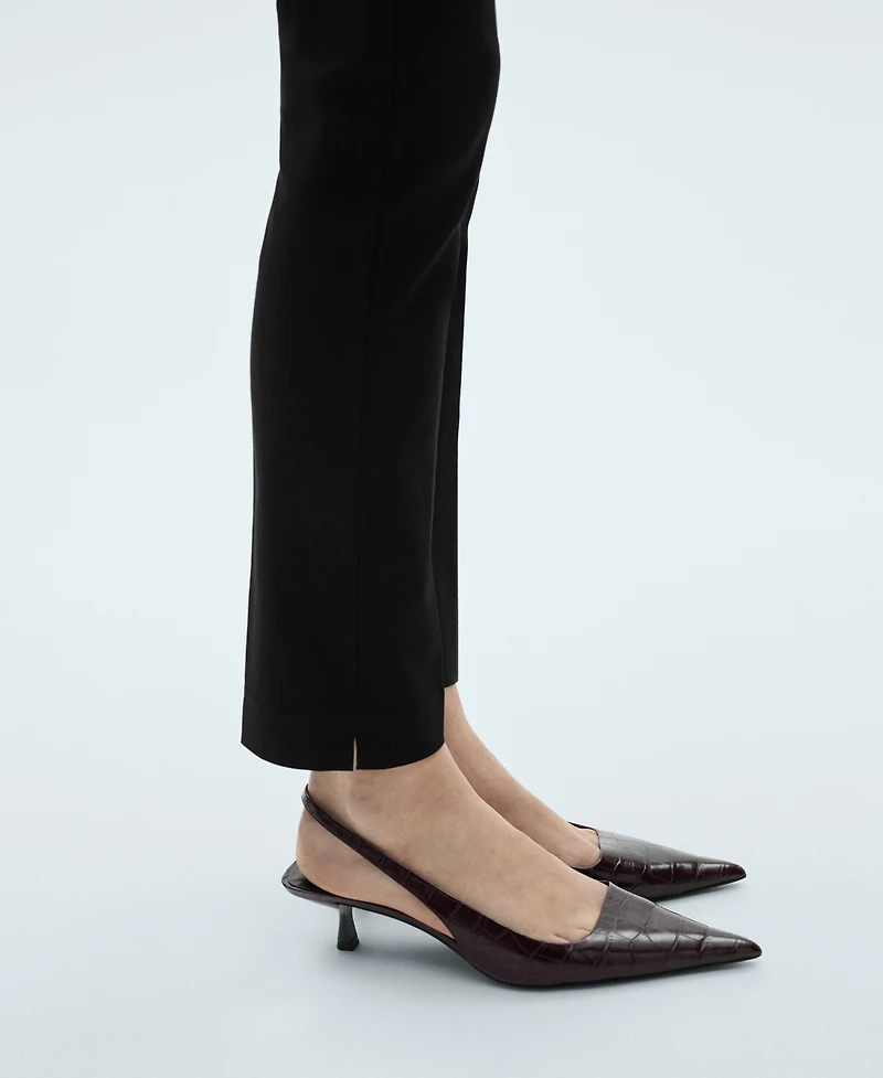 Mango Women's Crop Skinny Pants