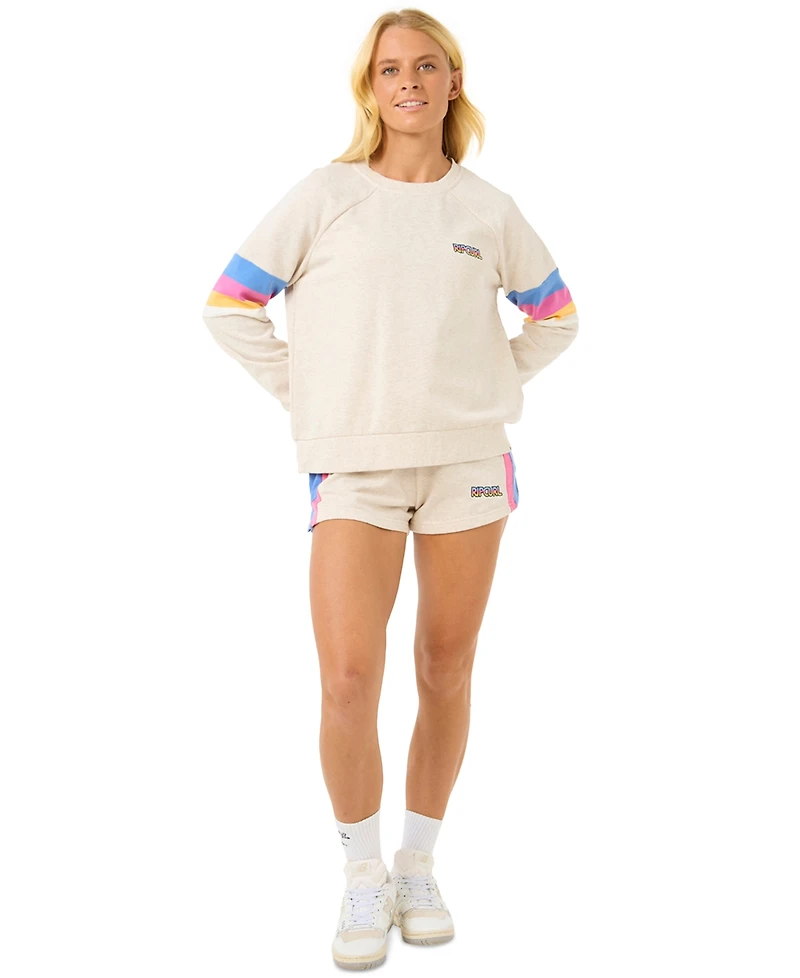 Rip Curl Juniors' Las Dalias Raglan-Sleeve Sweatshirt