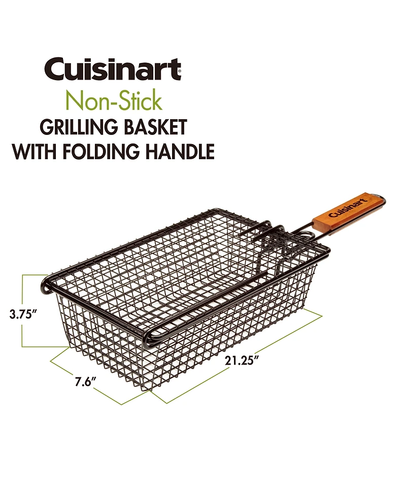 Cuisinart Nonstick Stainless Steel Grilling Basket