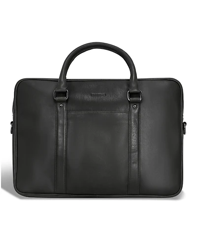 Champs Onyx Collection Leather Slim Briefcase