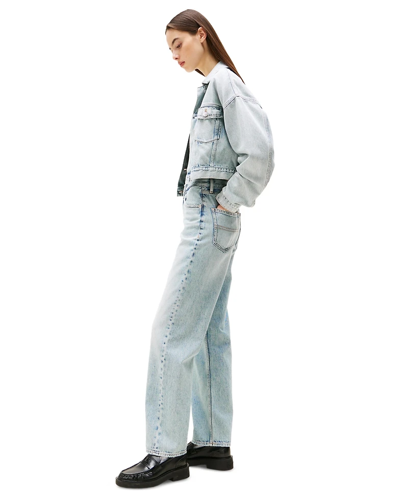 Tommy Jeans Women's Layla High-Rise Slim Straight