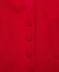 Mango Women's Buttons Detail Suit Vest