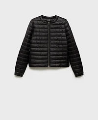Mango Women's Pocket Quilted Jacket