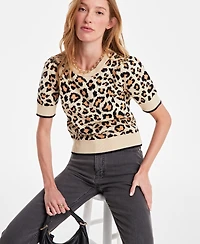 On 34th Women's Puffed-Sleeve Sweater, Exclusively at Macy's