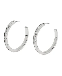 Steve Madden Woven Large Hoop Earrings